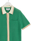 WAX LONDON BELLE SHIRT - GREEN / ECRU