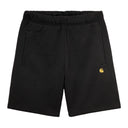 Carhartt WIP CHASE SWEAT SHORT- BLACK/GOLD