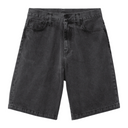 Carhartt WIP LANDON SHORT - BLACK HEAVY STONE WASH