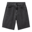 Carhartt WIP LANDON SHORT - BLACK HEAVY STONE WASH