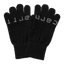 CARHARTT WIP SCRIPT GLOVES - BLACK
