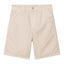 Carhartt WIP SINGLE KNEE SHORT - FLEUR DE SEL