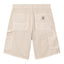 Carhartt WIP SINGLE KNEE SHORT - FLEUR DE SEL