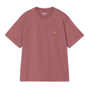 Carhartt WIP W' CHASE TEE- DUSKY PINK