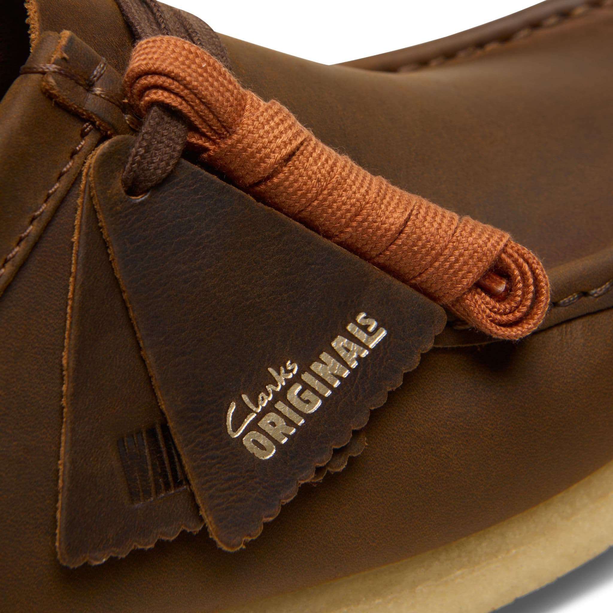 Clarks Originals Wallabee Beeswax - Brown - North Designerwear Clarks Originals Wallabee Beeswax - Brown - North Designerwear