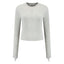 DAILY PAPER LADIES LOGO RIB TOP - GREY