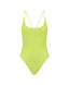 DAILY PAPER LADIES REYA MONOGRAM SWIMSUIT - DAIQUIRI GREEN