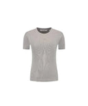 DAILY PAPER LADIES UNIT RIB FITTED TEE - WET WEATHER