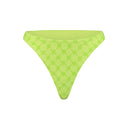 DAILY PAPER LADIES ZAZI MONOGRAM BIKINI BOTTOMS - DAIQUIRI GREEN