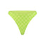 DAILY PAPER LADIES ZAZI MONOGRAM BIKINI BOTTOMS - DAIQUIRI GREEN