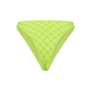 DAILY PAPER LADIES ZAZI MONOGRAM BIKINI BOTTOMS - DAIQUIRI GREEN