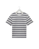 WAX LONDON DEAN TEE - ECRU/NAVY