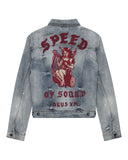 DEUS EX MACHINA SISSYPHEAN JACKET - STONEWASH INDIGO