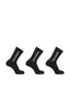 SALOMON EVERYDAY CREW SOCKS 3 PACK - BLACK