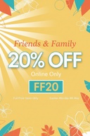 Friends & Family Mobile Banner