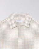 EDWIN ZED SHIRT - WHITE/BROWN