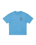 EDWIN EKODA BATH HOUSE TEE - AZURE BLUE