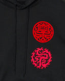 EDWIN HIBIKI HOODIE SWEAT - BLACK