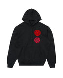 EDWIN HIBIKI HOODIE SWEAT - BLACK