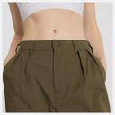 LADIES NEW BALANCE BOYLSTON TWILL TAPERED PANT - KHAKI