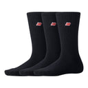 NEW BALANCE PATCH LOGO SOCK - BLACK