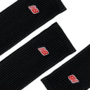 NEW BALANCE PATCH LOGO SOCK - BLACK
