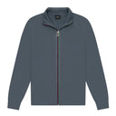 PS PAUL SMITH FULL ZIP KNITWEAR - ANTHRACITE