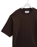WAX LONDON MILTON TEE -DARK BROWN