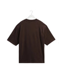 WAX LONDON MILTON TEE -DARK BROWN