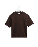 WAX LONDON MILTON TEE -DARK BROWN