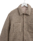 WAX LONDON MOUNT REVERSIBLE OVERSHIRT - NATURAL