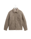 WAX LONDON MOUNT REVERSIBLE OVERSHIRT - NATURAL