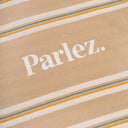 PARLEZ SOLAR YD STRIP TEE - GREIGE