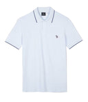 PS PAUL SMITH REG POLO SS ZEB BADGE POLO - SKY