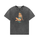 DUKE + DEXTER PIN UP II TEE - WASHED GREY