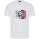 PS PAUL SMITH  CUT & PASTE TEE - WHITE