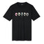 PS PAUL SMITH MULTI SKULL TEE - BLACK