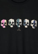 PS PAUL SMITH MULTI SKULL TEE - BLACK