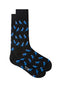 PS PAUL SMITH  SOCKS DINO JACQURD - BLACK