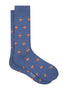 PS PAUL SMITH  SOCKS ROBOT JACQURD - BLUE
