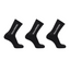 SALOMON EVERYDAY CREW SOCKS 3 PACK - BLACK