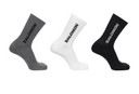 SALOMON EVERYDAY CREW SOCKS 3 PACK -  MULTI GREY