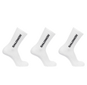 SALOMON EVERYDAY CREW SOCKS 3 PACK - WHITE