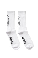 Service Works SALT + PEPPER SOCKS - WHITE