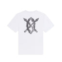DAILY PAPER SNAKE SHIELD TEE - WHITE