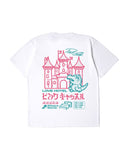 EDWIN PINK CASTLE TEE - WHITE