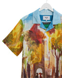 WAX LONDON DIDCOT SS SHIRT - GREEN MULTI