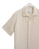 WAX LONDON LIDO SS SHIRT - ECRU