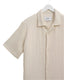 WAX LONDON LIDO SS SHIRT - ECRU