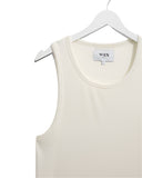 WAX LONDON MONTAGUE VEST - ECRU